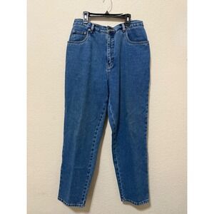 Vintage 90's Bill‎ Blass Easy Fit High Rise Blue Denim Jeans Mom Jeans